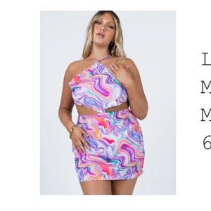 Princess Polly Multi-color Groovy Mini Dress